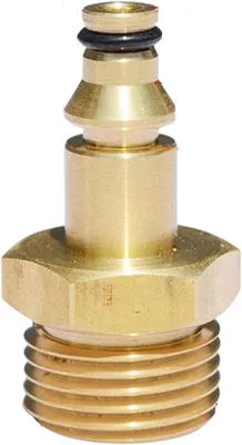 Image de Adaptateur de filetage M22, en laiton, jusqu'à 220 bars, pour tuyau de nettoyeur haute pression