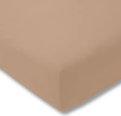Produktbild von Estella Jersey-Spannlaken Größe 100x220 cm Farbe karamel