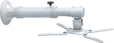 Produktbild von Diese universelle NewStar Projektor Wandhalterung, Modell BEAMER-W050SILVER, ermöglicht es Ihnen einen Projektor - Beamer/Strahler an jede Wand zu montieren. - max. 12 kg Traglast - Silber