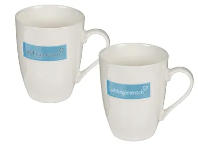 Produktbild von Out of the blue wunderschöne Lieblingsmensch Tasse ca. 350ml Tee Kaffee Kaffeebecher Kaffeetasse Kakao Teetasse
