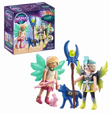 Produktbild von Adventures of Ayuma 71236 Crystal und Moon Fairy mit Seelentieren Spielzeug für Kinder ab 7 Jahren