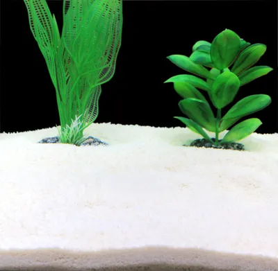 Produktbild von Silbermann Ocean White Perls, weißer kalkhaltiger Bodengrund für Meerwasser und Süßwasser Aquarium und Terrarium, Aquarienkies, Aquariensand 0,5-2 mm Körnung, (10 kg), SIMS501