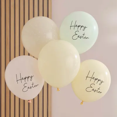 Produktbild von 5 Ostertraum Pastell Latexballon 30cm