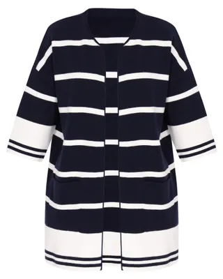 Produktbild von CALEY Damen Strickjacke - Navy, M