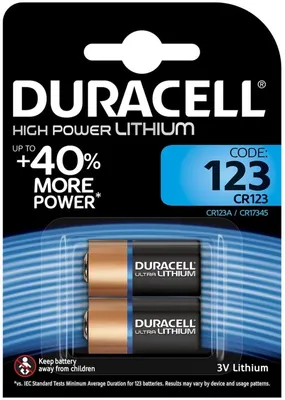 Produktbild von Duracell - Batterie Duracell 123 Lithium 2 Pack | Blasen Sie ein 2 Stück | 10 Stück