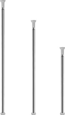 Produktbild von karpal Duschstange Teleskop 70-120 cm Dusch Vorhang Stange Klemm Ausziehbar Ohne Bohren