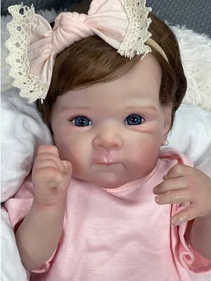 Image de 45 cm déjà prêt nouveau-né poupée bébé Bettie, peau 3D réaliste, peinte à la main, veines visibles, poupée bébé renaissante