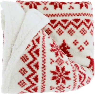 Produktbild von Unique Living – Plaid Mirre Red – 130 x 160 cm