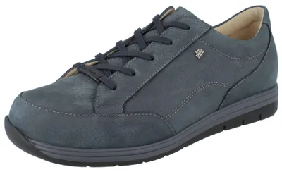 Produktbild von FINN COMFORT FinnPlus Osorno Herren Halbschuhe dunkelblau Nubukleder - Größe: 43