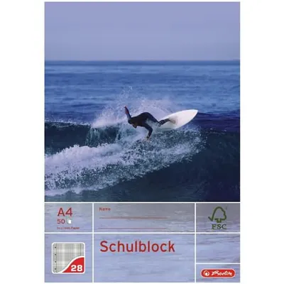 Produktbild von Herlitz 216283, Rot, A4, 50 Blätter, 70 g/m²