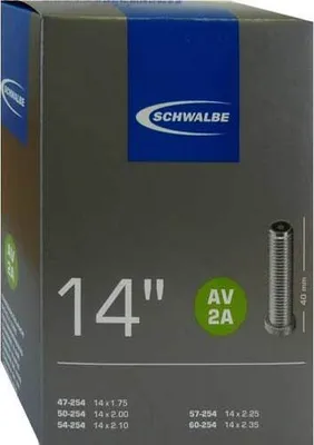 Obrázek produktu pro Schwalbe Tube 1,75 - 2,1''-47-60 mm Duše na kolo 40.0 Autoventil