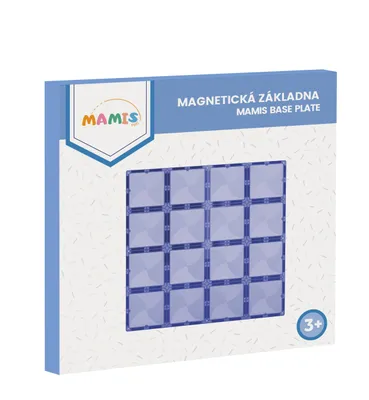 Zdjęcie produktu dla MAMIS Podstawa do magnetycznych zestawów konstrukcyjnych – niebieska