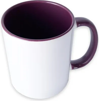 Produktbild von craftcut - Sublimationstasse BICOLOR in PURPLE - 11 oz/330 ml