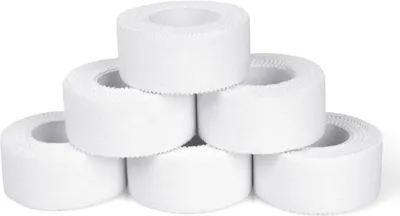 Immagine prodotto di Kinesiotapes 6 rotoli di nastro kinesiologico bianco 5m impermeabile skin-friendly 2,3cm