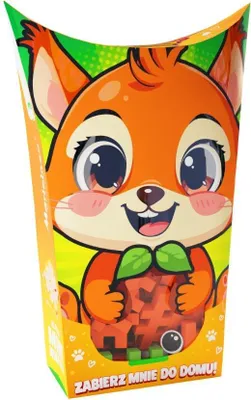 Zdjęcie produktu dla Marioinex Klocki Konstrukcyjne Mini Waffle Pocket Pets Wiewiórka 34 el