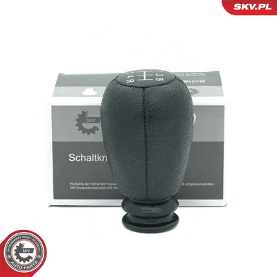Produktbild von ESEN SKV Schaltknauf Schalthebelknauf Schwarz 5-Gang passend für PEUGEOT 2008 Kombi (CU) 206 Schrägheck (2A/C) 207 (WA, WC) 206 CC (2D) 207 CC (WD)
