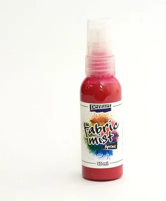 Immagine prodotto di Colore spray per tessuti Pentart Fabric Mist 50 ml - Red