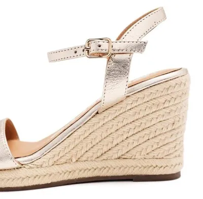 Produktbild von Gioseppo Damen Platinum Sandalen Keilabsatz Leder Jute ZHEPE 71700-P-Platinum
