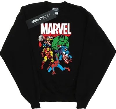 Produktbild von Marvel - Sweatshirt für Herren BI34975 (XXL) (Schwarz)
