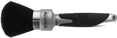Produktbild von Efalock Nackenpinsel schwarz/silber
