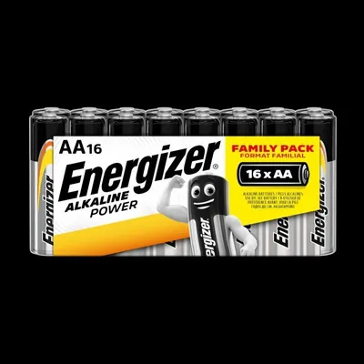 Produktbild von Energizer LR06, Einwegbatterie, AA, Alkali, 1,5 V, 16 Stück(e), Sichtverpackung