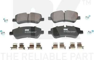 Produktbild von NK Bremsbeläge Satz Hinten Bremsklötze für FORD Transit Custom V362 Kastenwagen (FY, FZ) 222578