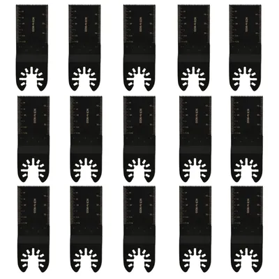 Produktbild von 15 Stück Multitool Sägeblätter für Holz Metall Kunststoff, Oszillierendes Multifunktionswerkzeug Zubehör kompatibel mit Bosch Dewalt Fein Dremel
