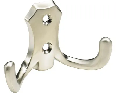 Produktbild von Hettich Mantelhaken 4,7 x 7,7 x 3,0 cm Zinkdruckguss vernickelt - 1 Stück