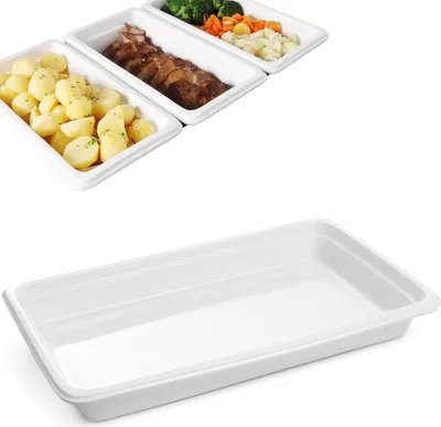 Zdjęcie produktu dla HENDI Pojemniki gastronomiczne GN 1/1, Profi Line, GN 1/1, 530x325x(H)65mm