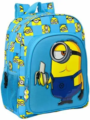 Zdjęcie produktu dla Plecak szkolny Minions Minionstatic Blue 32 x 38 x 12 cm