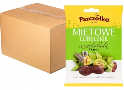 Image de Pszczółka Bonbons à la menthe de Lublin 100 g