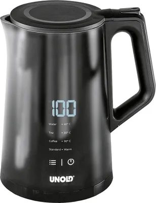 Zdjęcie produktu dla Unold 18010, 1,5 l, 2200 W, Biały, Stal nierdzewna, Plastik, Wskaźnik poziomu wody, Bezprzewodowy