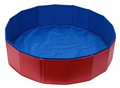 Zdjęcie produktu dla Ogrodowy Basen Dla Psa Psów 120X30Cm Czerwony