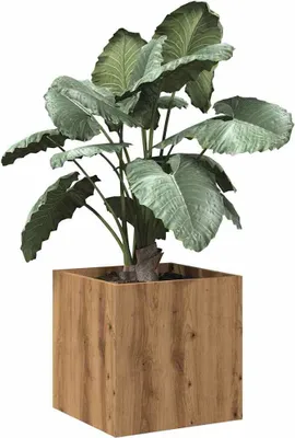 Produktbild von Hochwertig Pflanzgefäß Artisan-Eiche 40x40x40 cm Holzwerkstoff 857028