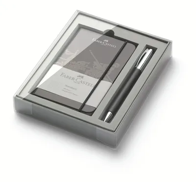 Produktbild von Geschenkset AMBITION Edelharz KS schwarz.