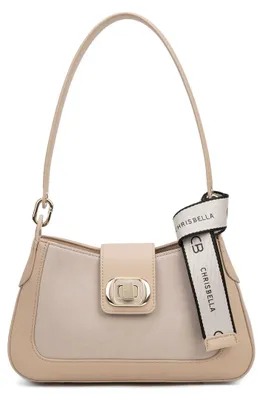 Image de Sac bandoulière pour femmes Chrisbella, avec serrure à pression et bandoulière réglable, en matière PU