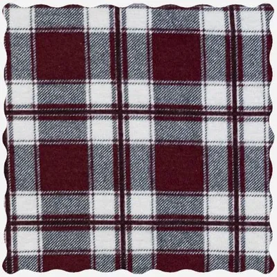 Produktbild von Zirbenkissen ca. 30x30cm - Flanell rot - Zirbenholzspäne im Zirbenholzkissen