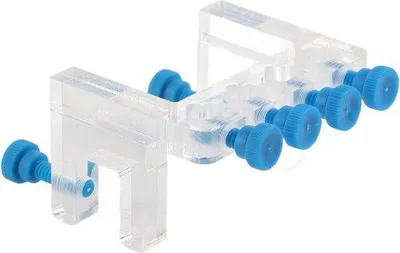 Image de Support en acrylique pour robinetterie de pompes à eau - Accessoires pour aquarium.