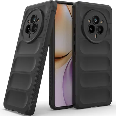 Produktbild von Handyhülle für Realme 14 Pro 5G Weich TPU Silikon Stossfest Anti-rutsch Hülle Schwarz