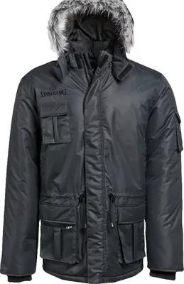 Produktbild von Spalding Parka / Winterjacke - Schwarz - Größe L - Basketball