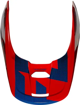 Produktbild von Fox Kinder V1 Helm Visier Oktiv [Flo Red]