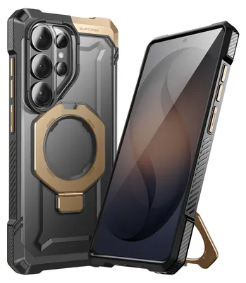 Produktbild von Supcase, MagSafe Hülle S26 Ultra Unicorn Beetle Grip Militärstandard 4,5m, Gold