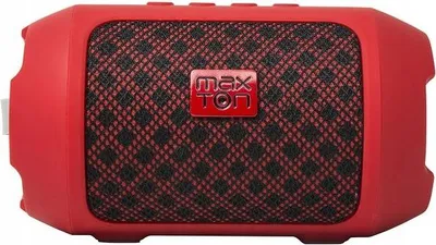 Obrázek produktu pro MAXTON MASAYA MX116 Červený přenosný reproduktor Bluetooth s mikrofonem