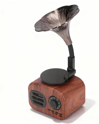 Produktbild von MOUMOUTEN 5 W Retro-Grammophon Musikbox tragbarer kabelloser Vintage