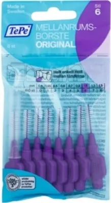 Produktbild von TePe Original Interdentalbürsten 1,1 mm 8 Stück lila