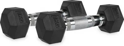 Produktbild von VirtuFit Hexa Kurzhantel Pro Set 2 x 1 kg