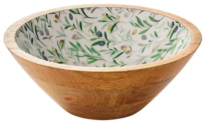 Produktbild von Schüssel 20cm Mangoholz "Olive"