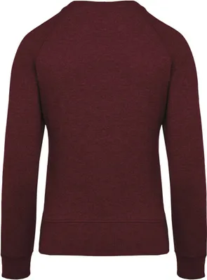 Produktbild von Kariban Damen Sweatshirt Langarmshirt Pullover Pulli Basic Sweat Shirt, Größe:2XL, Farbe:Wine Heather