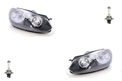 Produktbild von Johns, Scheinwerfer Halogen passend für VW Golf 6 5KI ab 2008- Satz Satz H15 mit H7 L R 5K1941005L 5K1941005E 5K1941005H 5K1941005J 5K1941005Q 5K19410