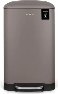 Obrázok produktu pre Les Collectors no 883 Kôš, Taupe, 40 litrov, Pedálový kôš, Pedálový kôš